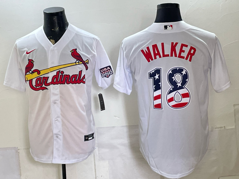 Men Atlanta Braves #18 Walker white Nike 2026 Jersey 0716001